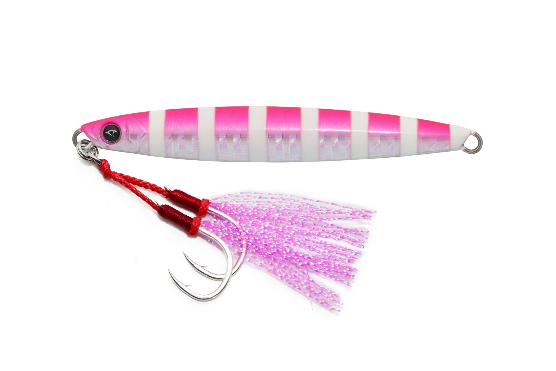 Slap Slim Jigs  40 gr  Pink Zebra Glow